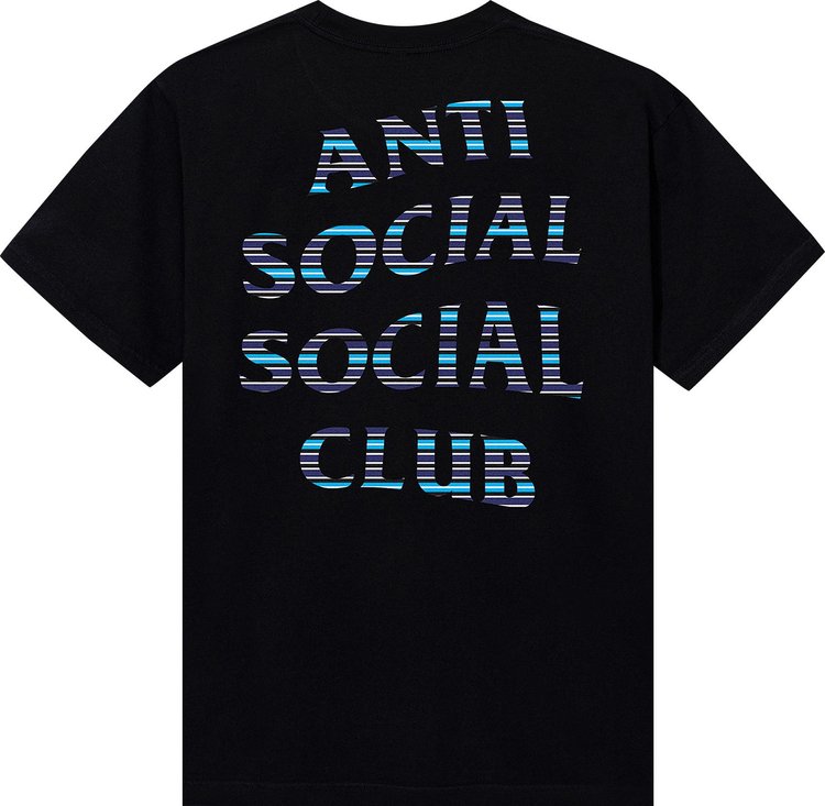 Anti Social Social Club x Fragment Design Logo Tee 'Black/Blue'