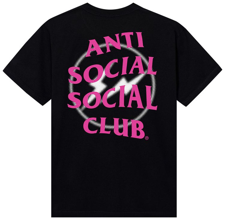 Anti Social Social Club x Fragment Design Half Tone Logo Tee BlackPink