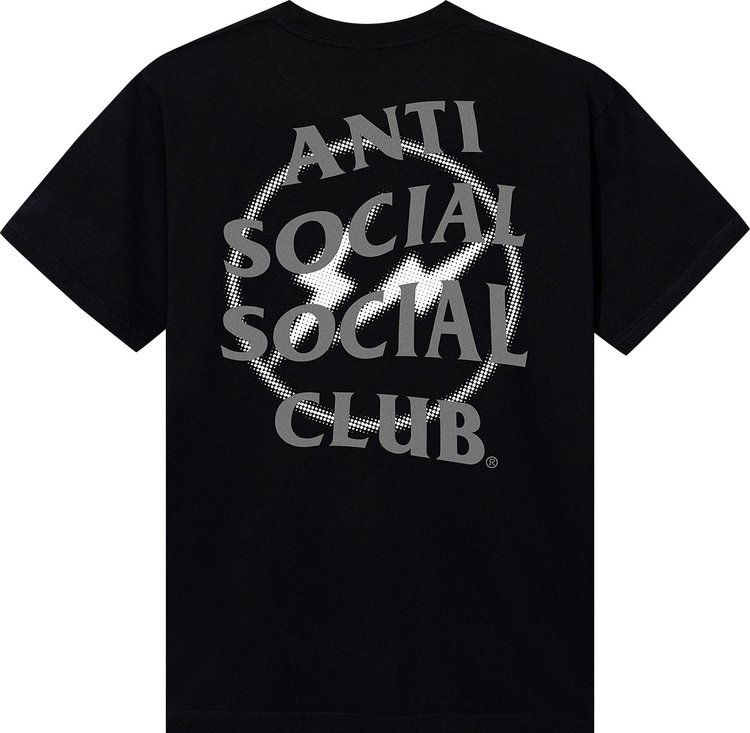 Anti Social Social Club x Fragment Design Half Tone Logo Tee 'Black/Grey'