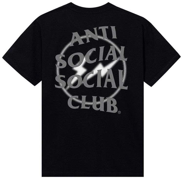 Anti Social Social Club x Fragment Design Half Tone Logo Tee BlackGrey