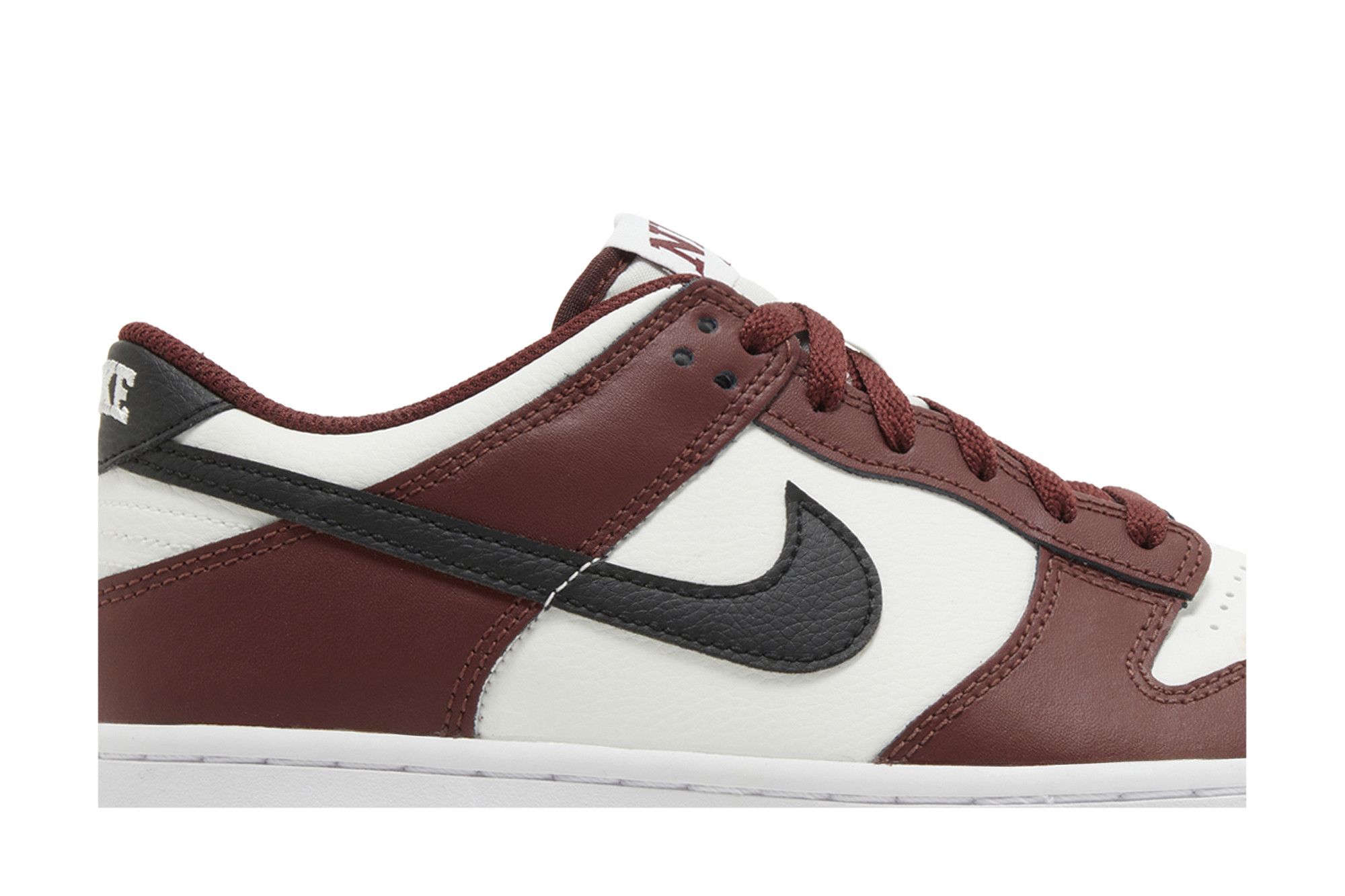 Size 3.5 Dunk Low GS 'Dark Team Red'