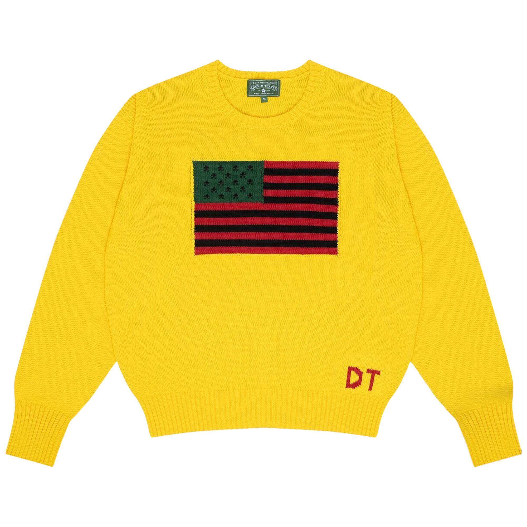Buy Denim Tears Tyson Beckford Sweater 'Yellow' - 302 600 06