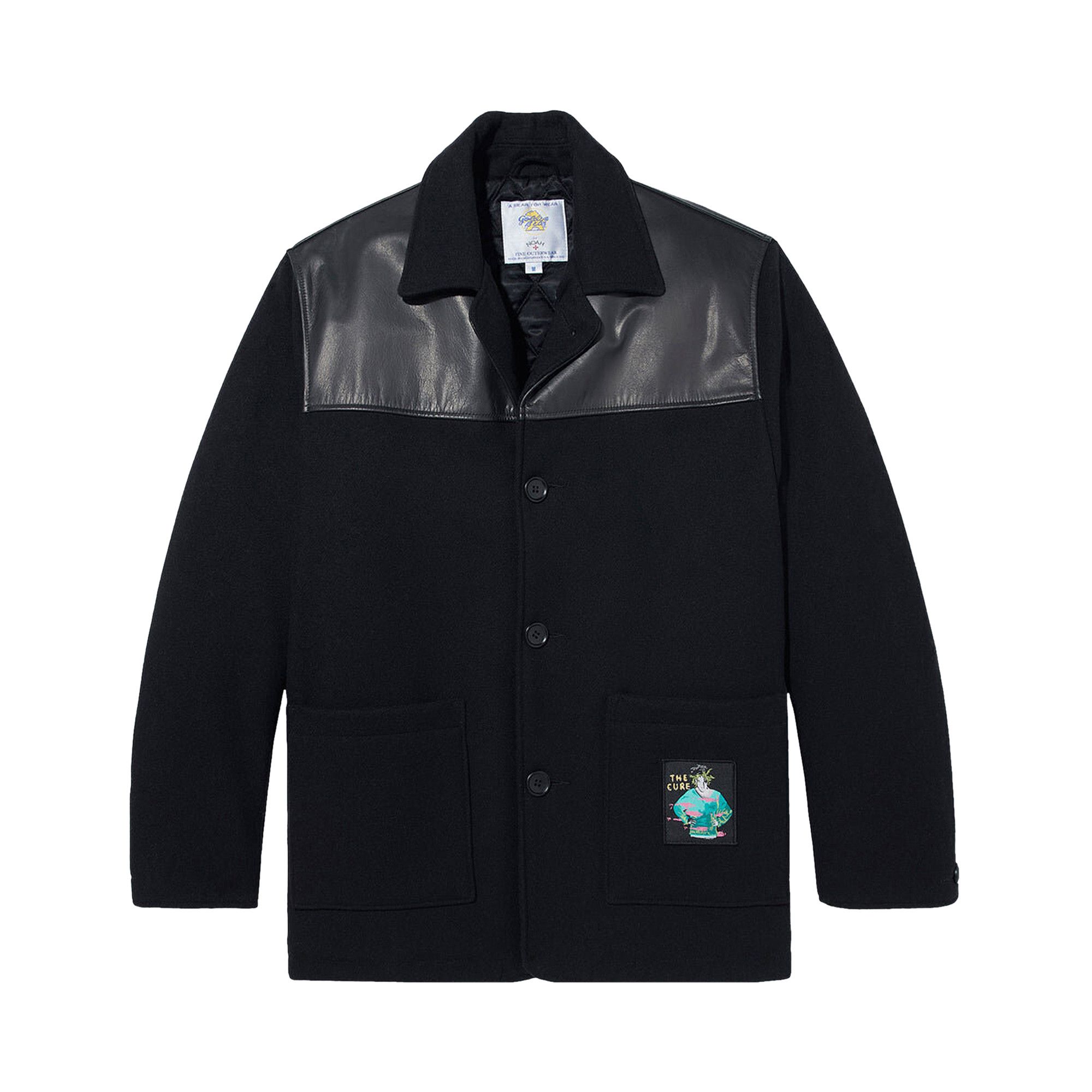 Noah nyc Lab Coat NOAH 黒コート シャツジャケット Noah nyc Lab Coat NOAH 黒コート シャツジャケット