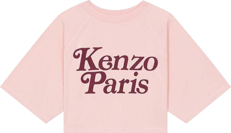 Kenzo x Verdy Boxy Cropped T-Shirt 'Faded Pink'