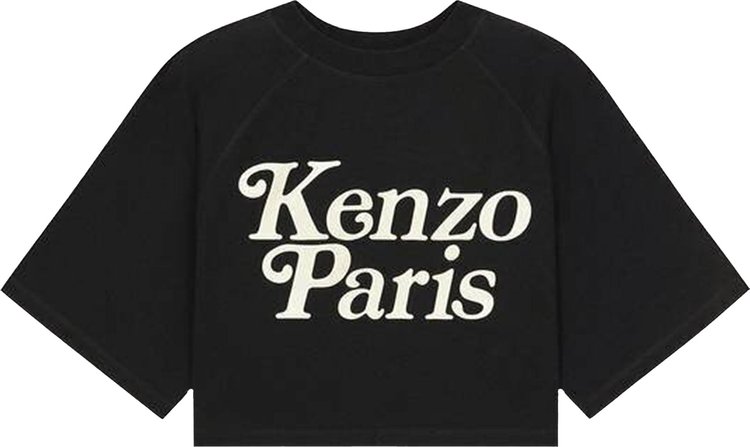 Kenzo x Verdy Boxy Cropped T-Shirt 'Black'