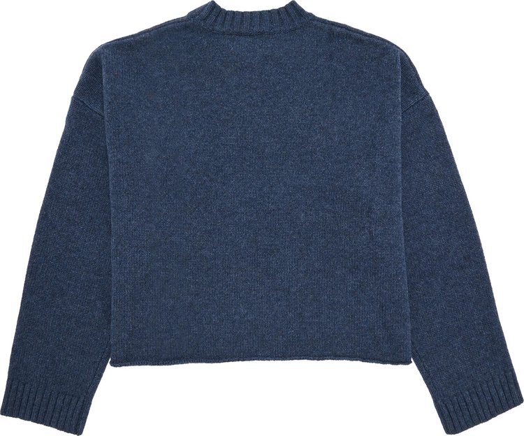 Martine Rose Oversized V Neck Sweater Indigo