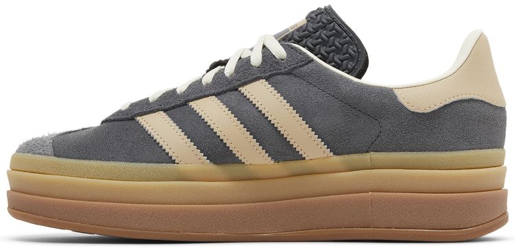 Adidas Wmns Gazelle Bold Grey Magic Beige Gum