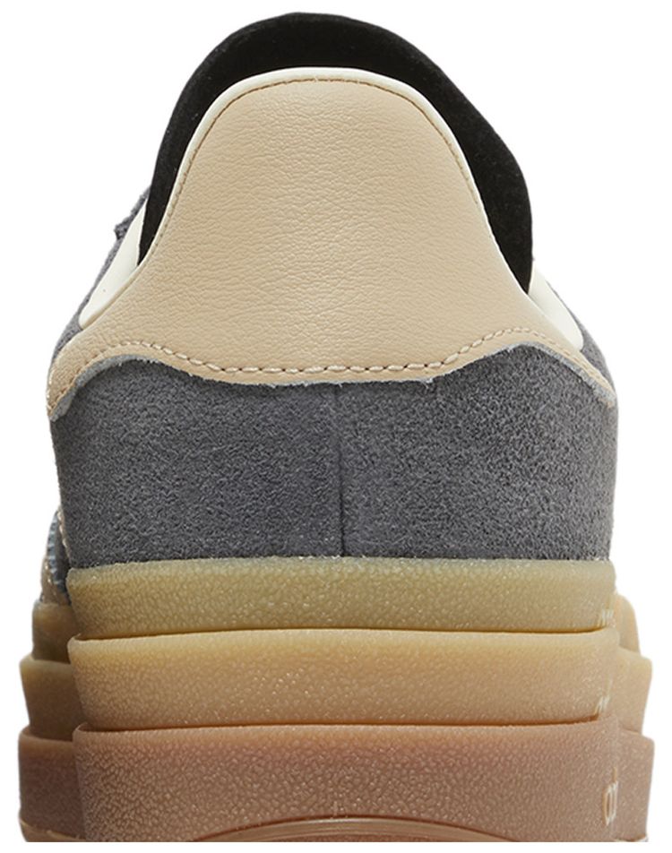 Adidas Wmns Gazelle Bold Grey Magic Beige Gum