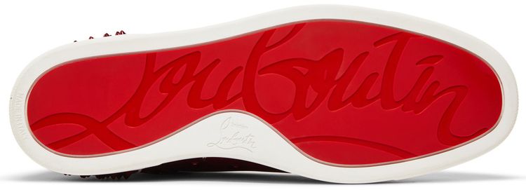 Christian Louboutin Lou Spikes 2 High Red