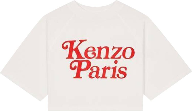 Kenzo x Verdy Boxy Cropped T-Shirt 'Off White'