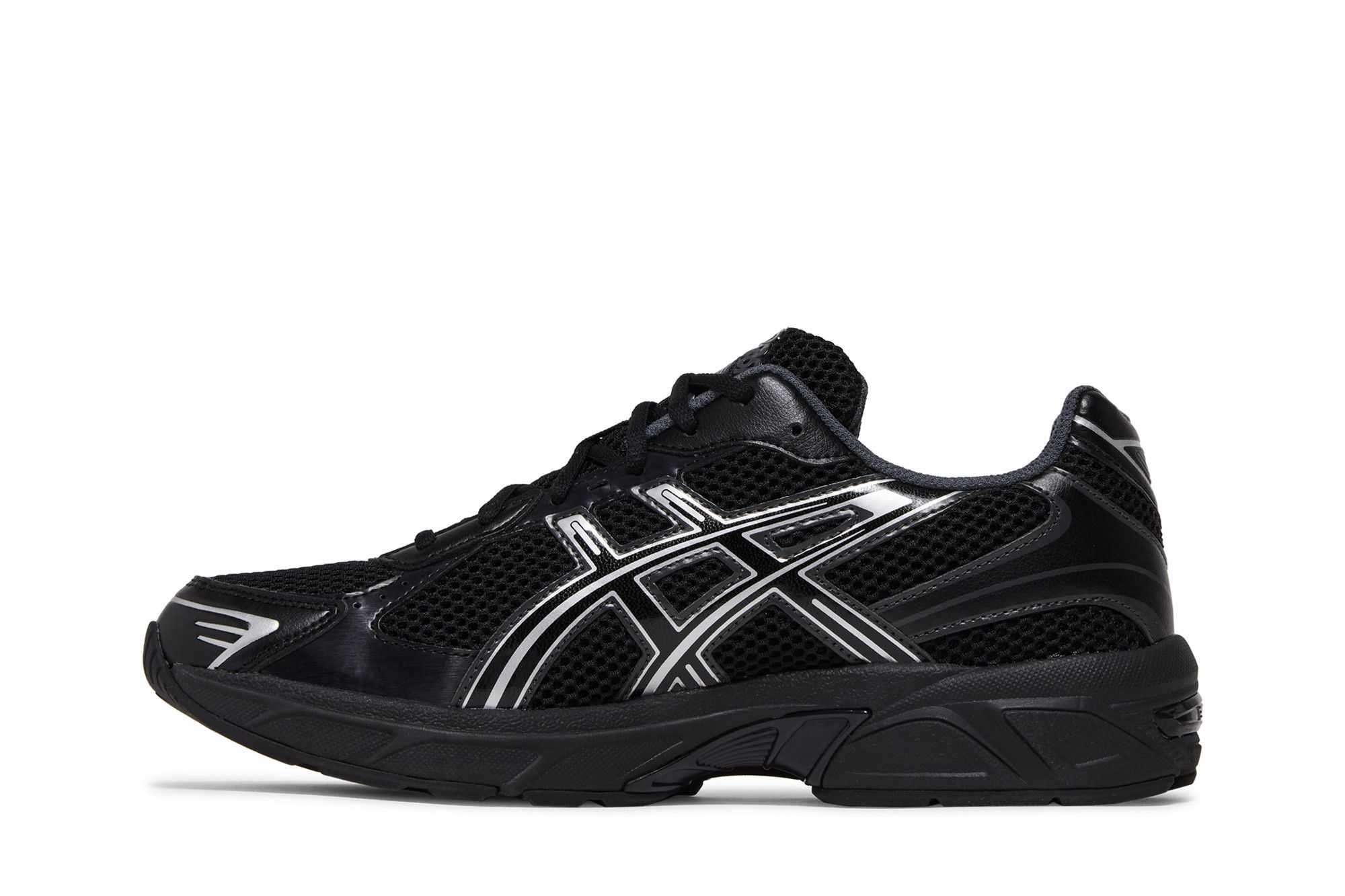 Black and silver asics discount