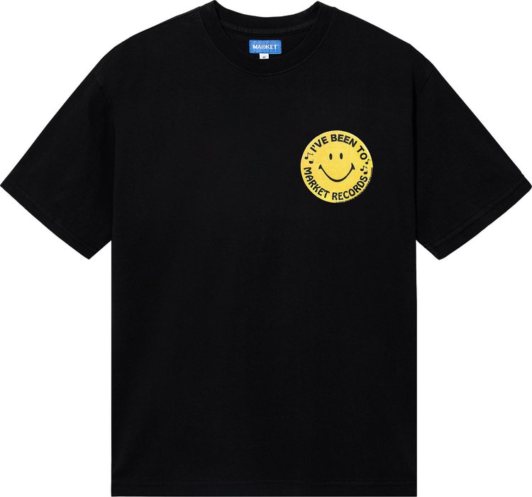 Market Smiley Afterhours T-Shirt 'Black'