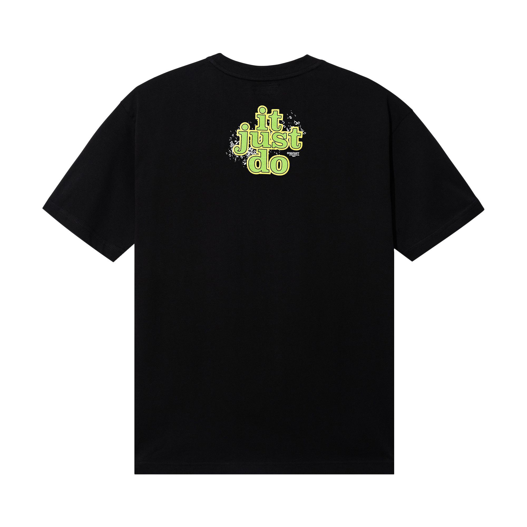 ★MARKET★ M SMILEY IT JUST DO T-SHIRT SMILEY IT JUST DO TSH MARKET Men's Smiley It Just Do T-Shirt in Black MARKET