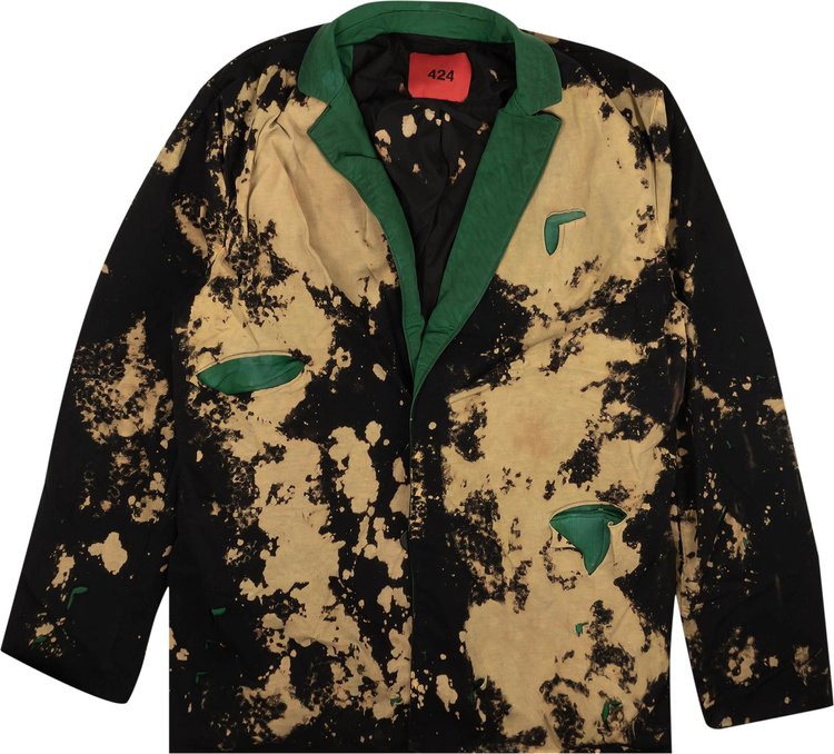 424 Distressed Bleached Blazer 'Multicolor'