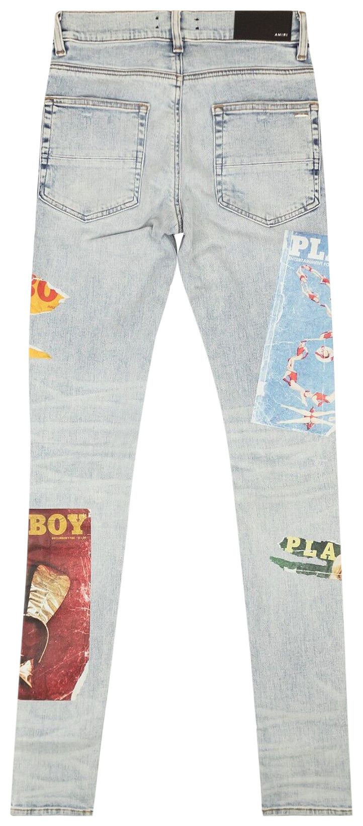 Amiri Playboy Jeans Blue