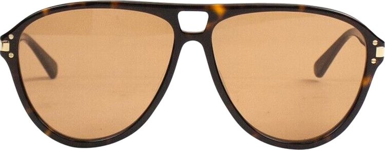 Amiri Aviator Logo Sunglasses 'Brown'