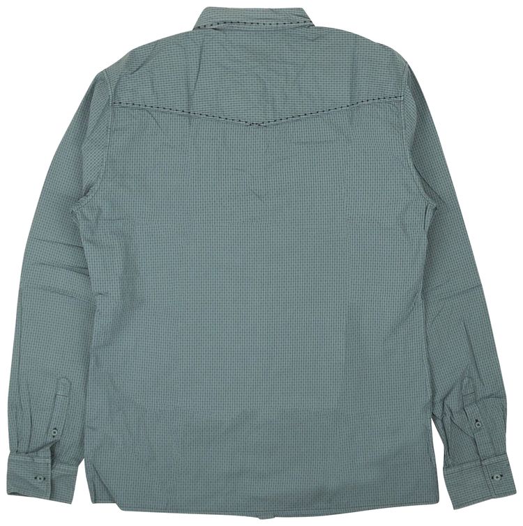 Bottega Veneta Overdyed Textured Shirt Tweedia Blue