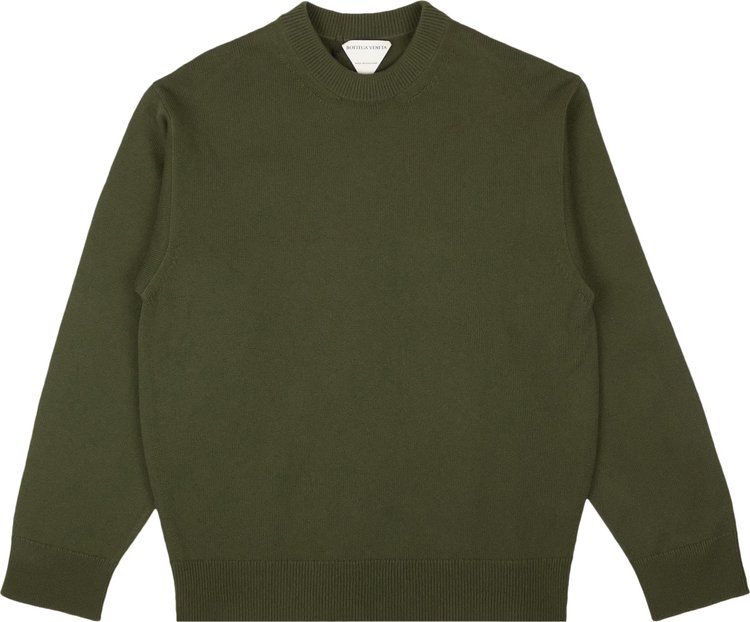 Bottega Veneta Cashmere Crewneck Pullover Sweater 'Green'