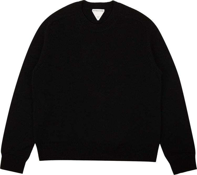 Bottega Veneta Medium Weight Wool Pullover Sweater 'Black'