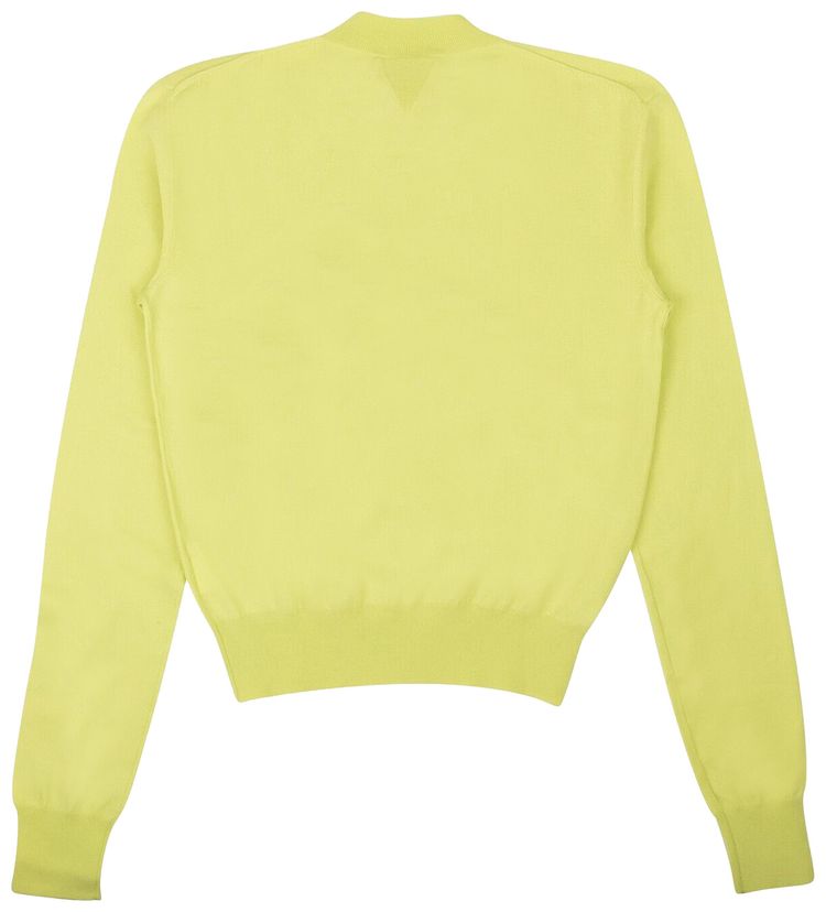 Bottega Veneta Cashmere Crewneck Sweater Lime Green