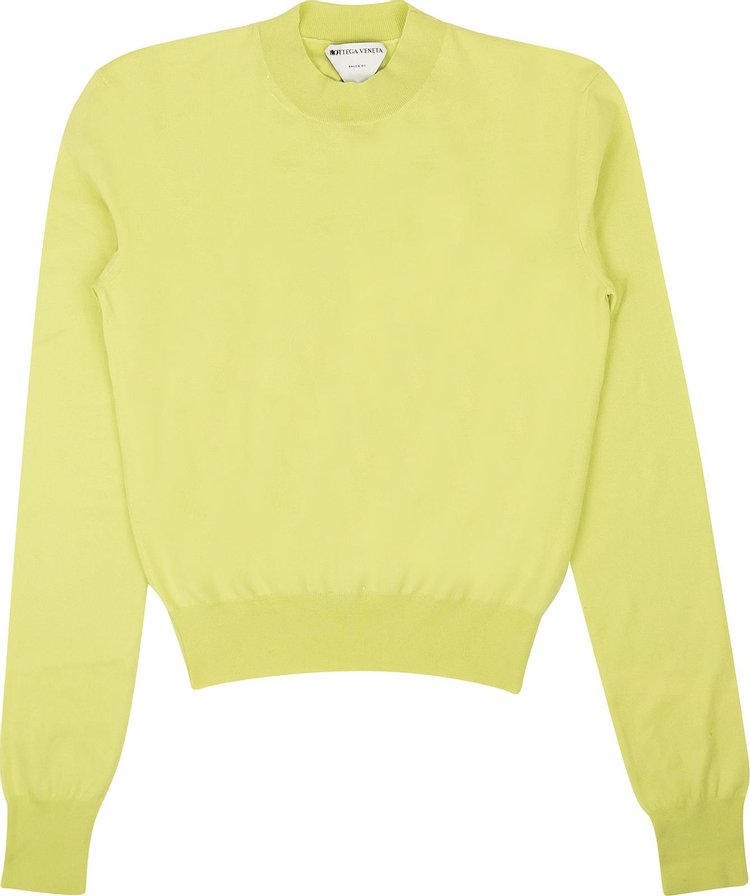 Bottega Veneta Cashmere Crewneck Sweater 'Lime Green'