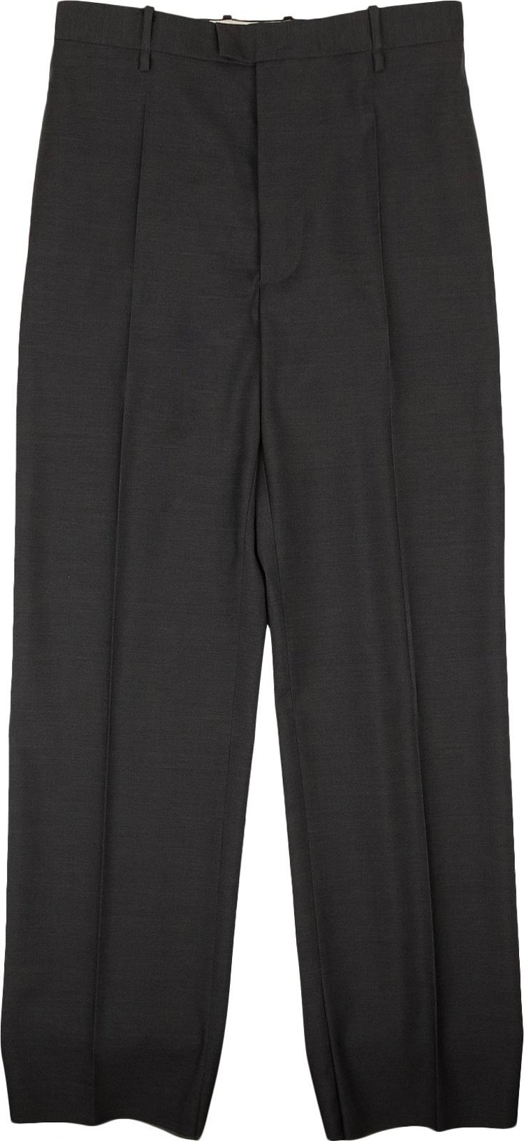 Bottega Veneta Wool Travel Straight Pants 'Charcoal Grey'