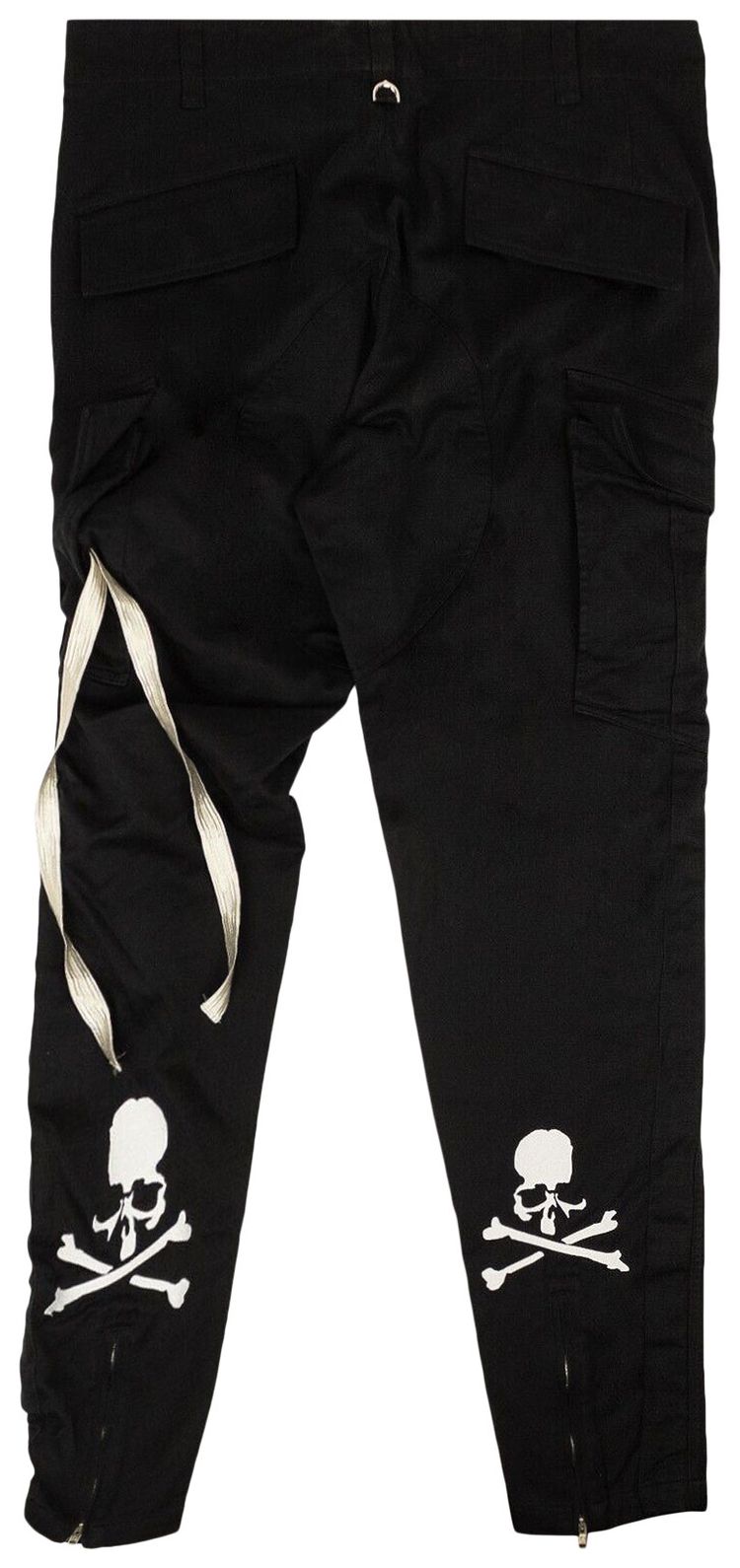 Mastermind Embroidered Skull Cargo Pants Black