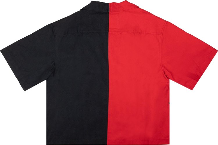 Prada Horse Double Match Shirt BlackRedPurple