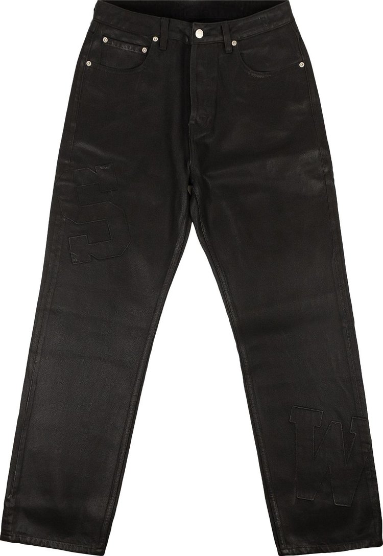 Saintwoods Coated Denim Jeans 'Black'