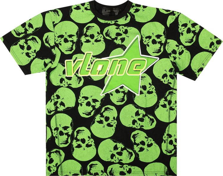 Vlone Crypt Short-Sleeve T-Shirt 'Black/Green'