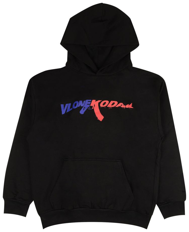 Vlone Kodak Pullover Hoodie Black