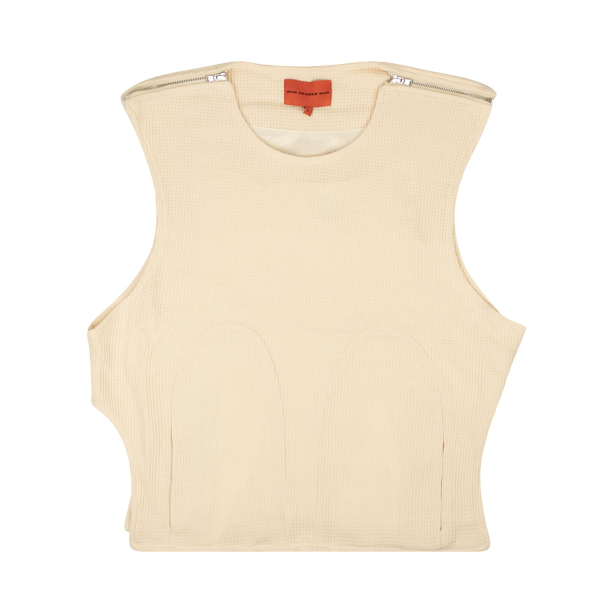 【ROMANTIC CROWN】24SU★ DOUBLE LINE WAFFLE KNIT VEST ROMANTIC CROWN】24SU☆ DOUBLE LINE WAFFLE KNIT VEST DOUBLE