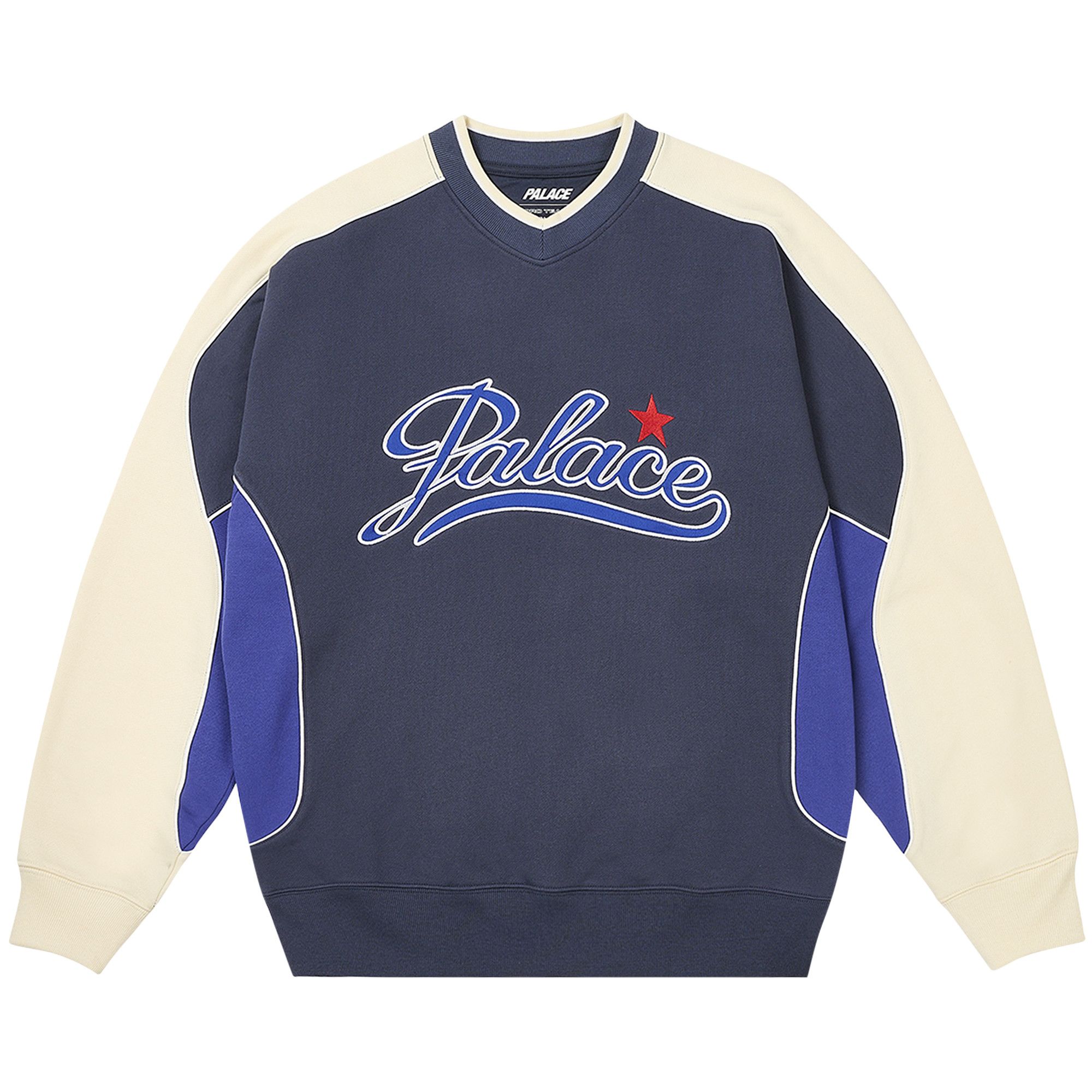Buy Palace Star Script Crew 'Navy' - P26CS006 | GOAT