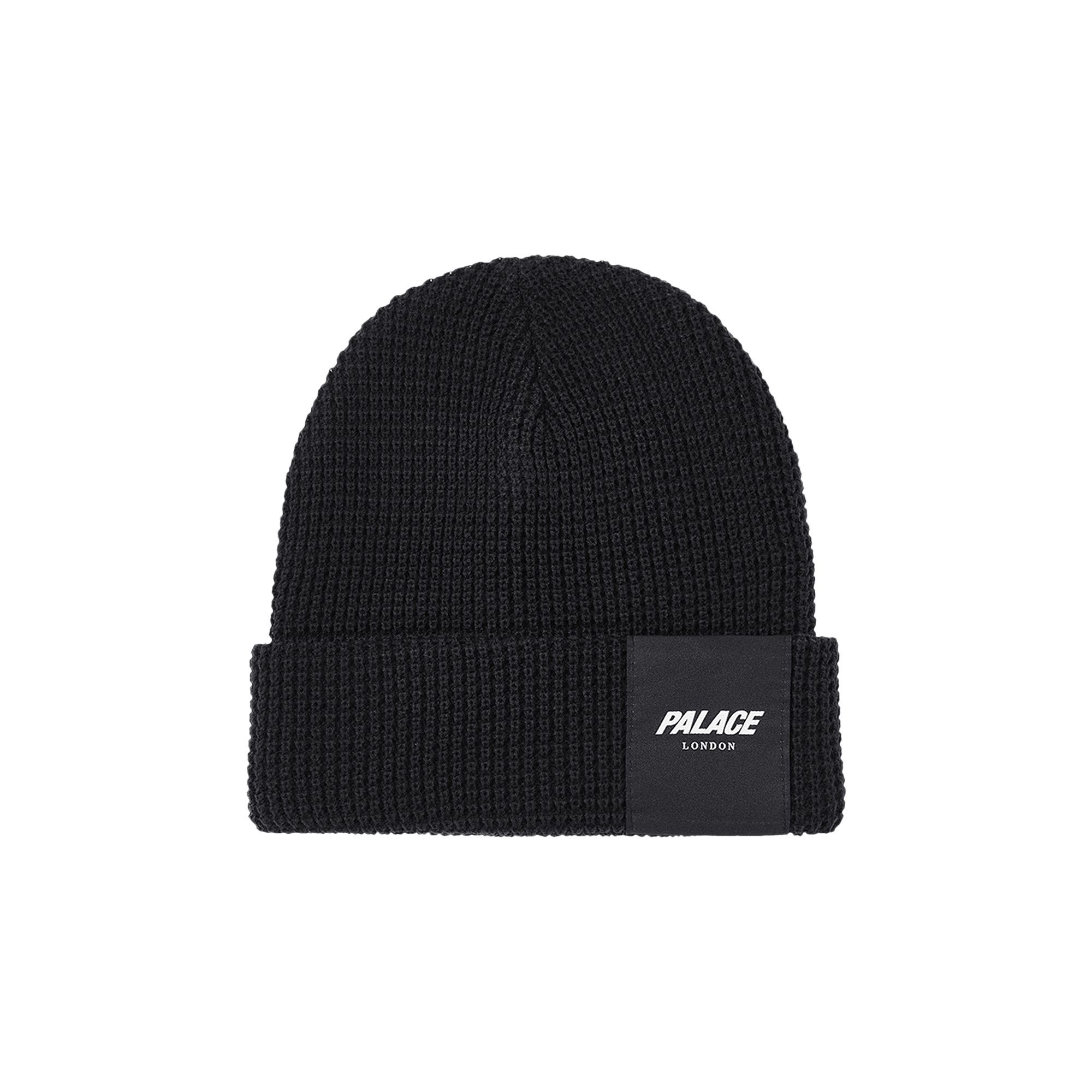 Buy Palace London Waffle Beanie 'Black' - P26BN012 | GOAT
