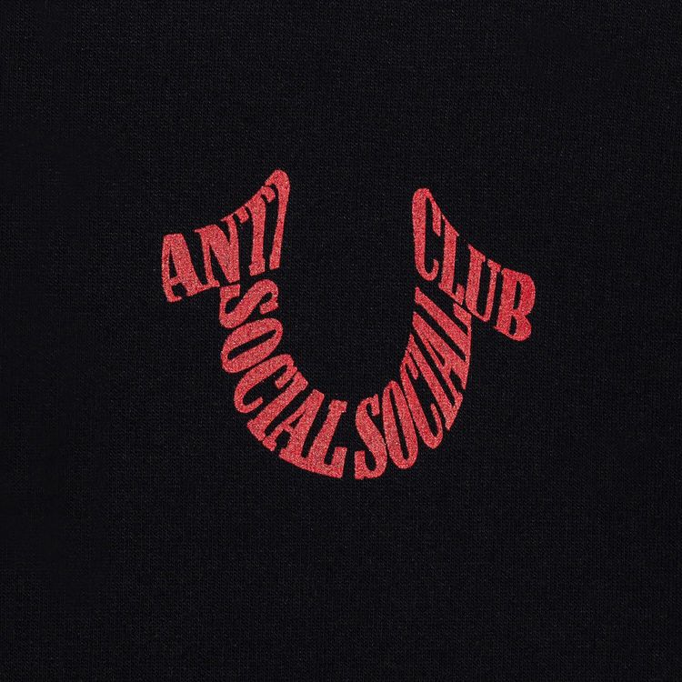 Anti Social Social Club x True Religion Anti Truth Hoodie Black