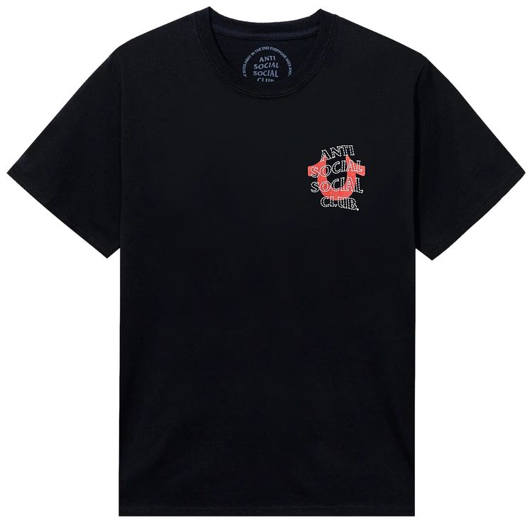 Anti Social Social Club x True Religion Anti Truth Tee Black
