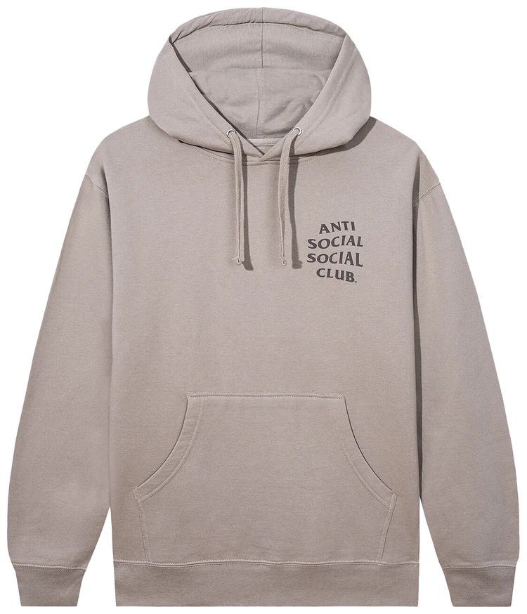 Anti Social Social Club Cancelled Hoodie Cement