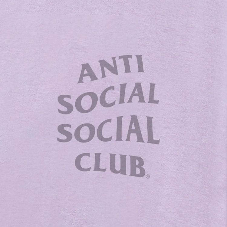 Anti Social Social Club Cancelled Tee Violet