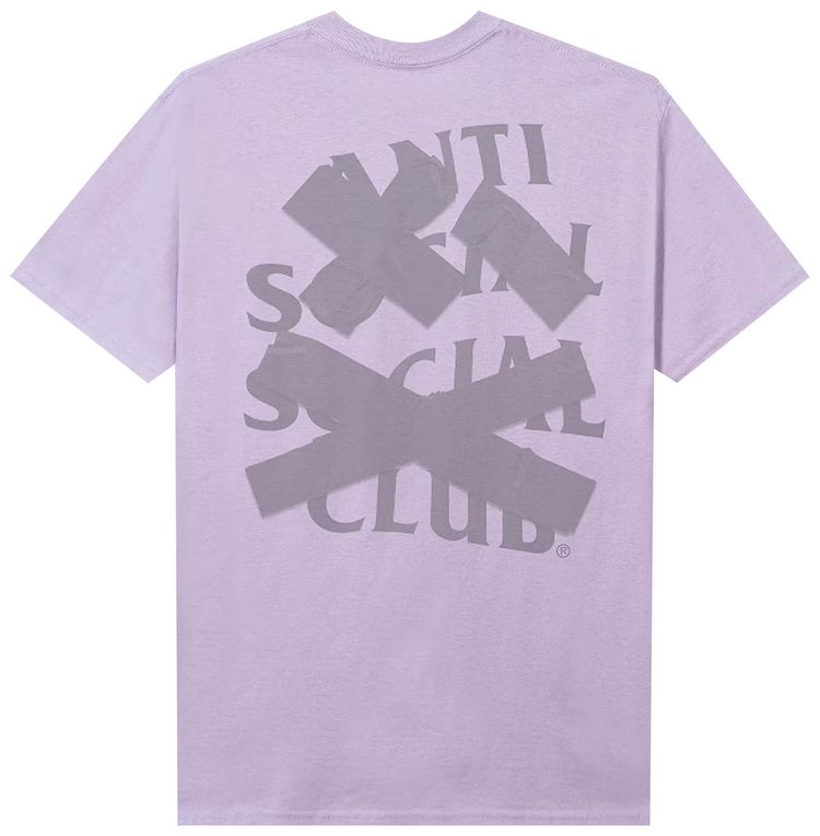 Anti Social Social Club Cancelled Tee Violet