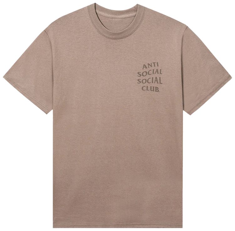 Anti Social Social Club Kkotch Tee Dusty Brown