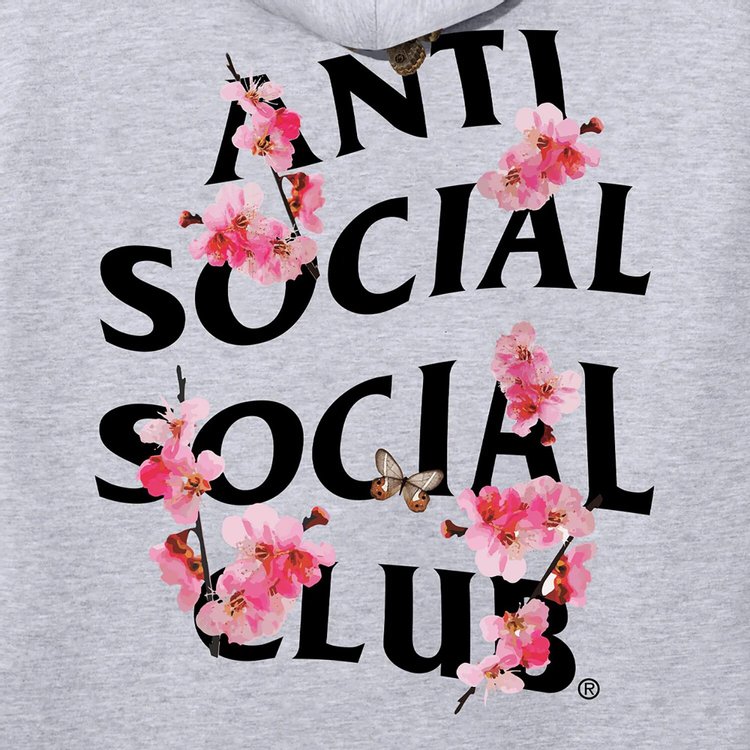 Anti Social Social Club Kkotch Hoodie Ath Heather