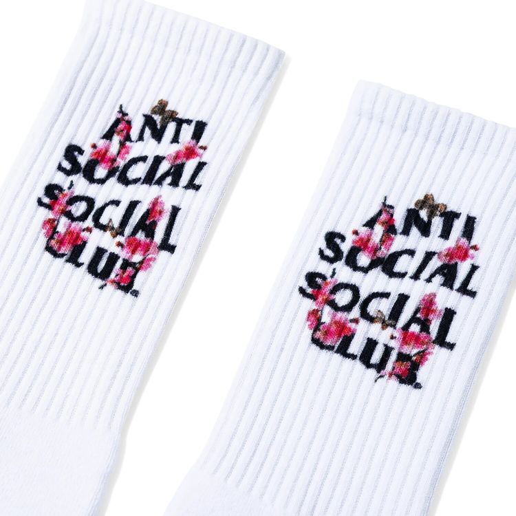 Anti Social Social Club Kkotch Socks White