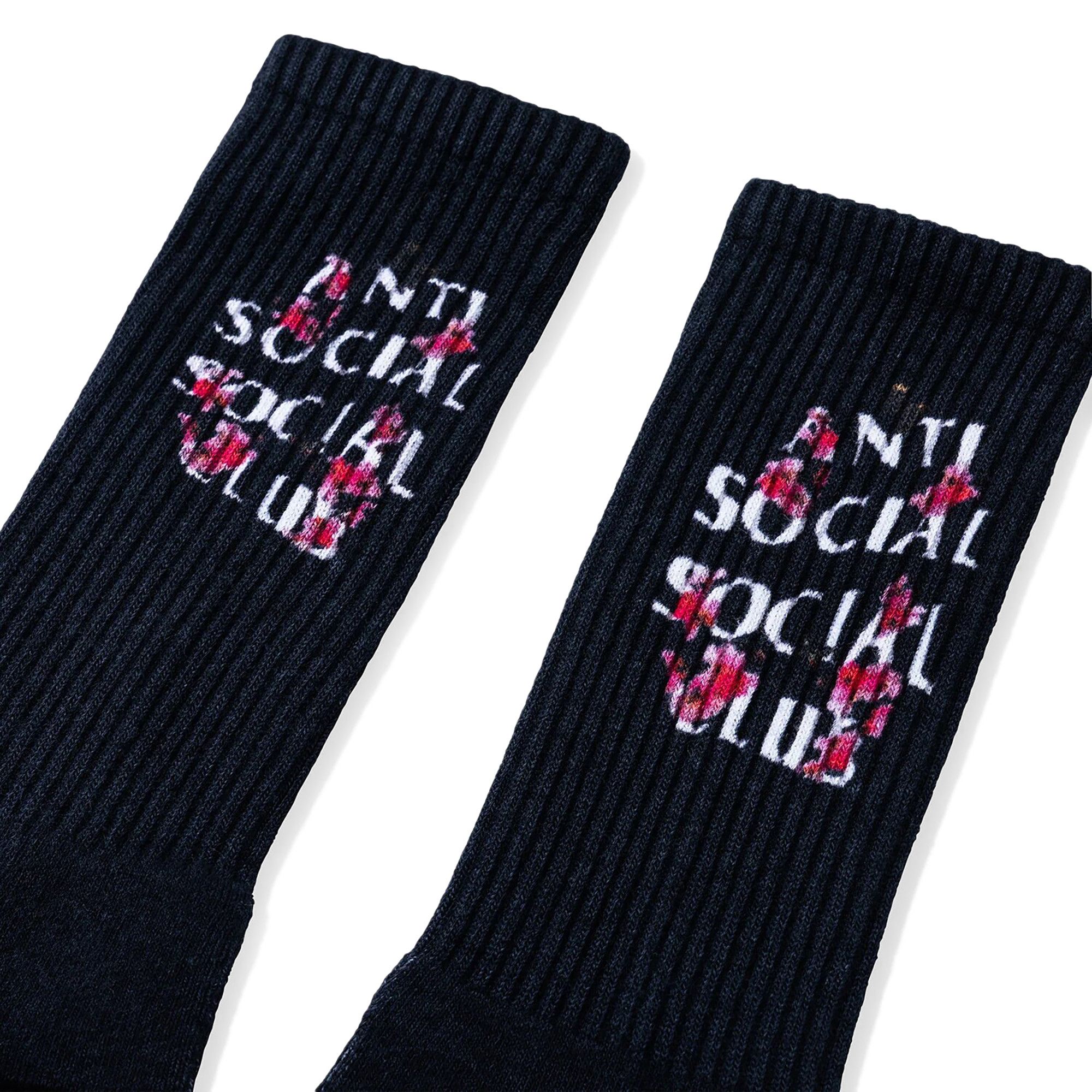 Buy Anti Social Social Club Kkotch Socks 'Black' - 0657
