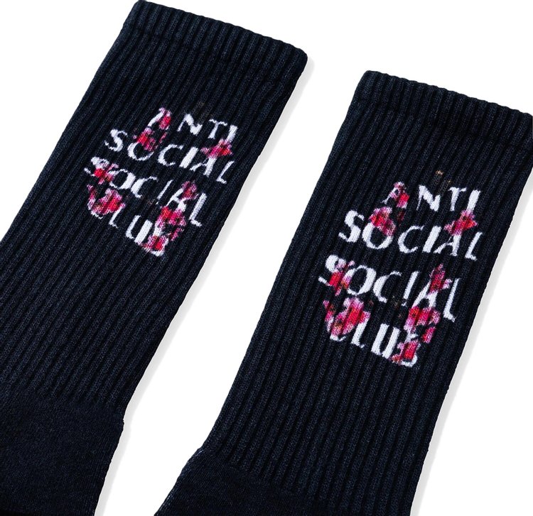 Anti Social Social Club Kkotch Socks Black