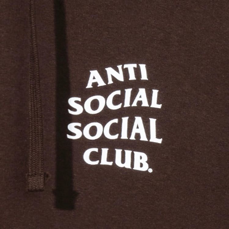 Anti Social Social Club Mind Games Hoodie Brown