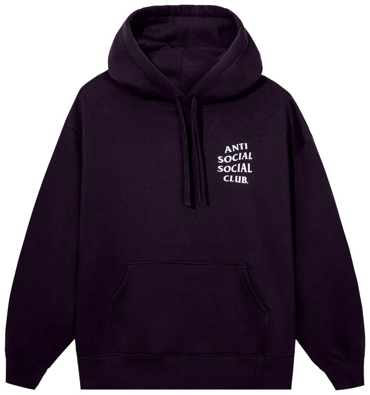 Anti Social Social Club Mind Games Nailhead Hoodie Plum