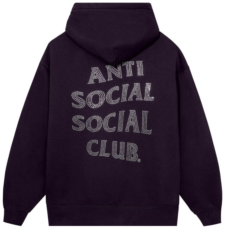 Anti Social Social Club Mind Games Nailhead Hoodie Plum