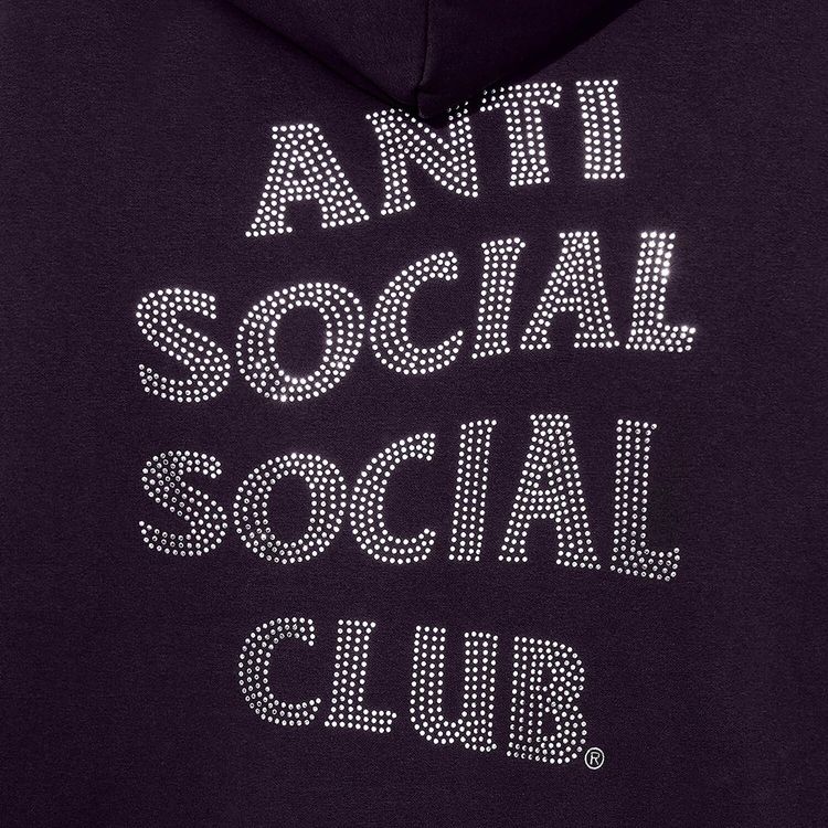 Anti Social Social Club Mind Games Nailhead Hoodie Plum