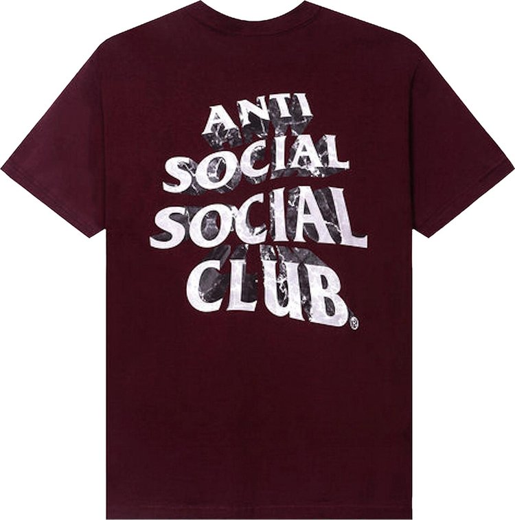 Anti Social Social Club Phanertic Tee Burgundy