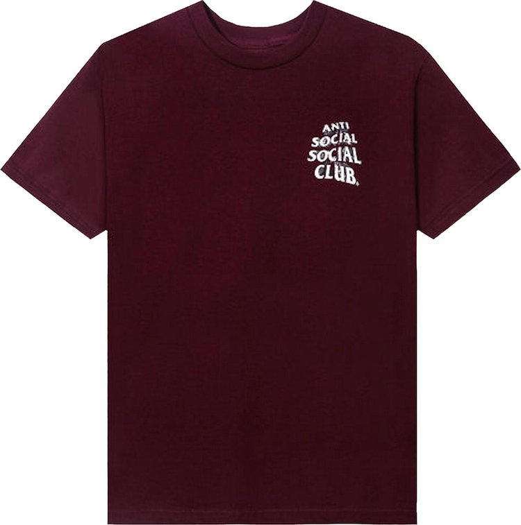 Anti Social Social Club Phanertic Tee Burgundy